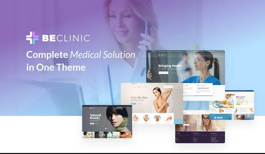 medical website template